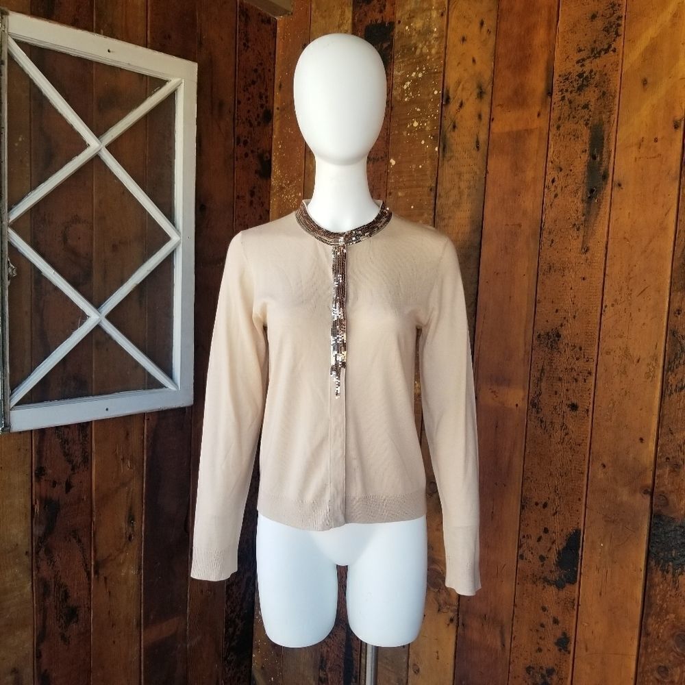 St.John Nordstrom Exclusive Sequin Cardigan